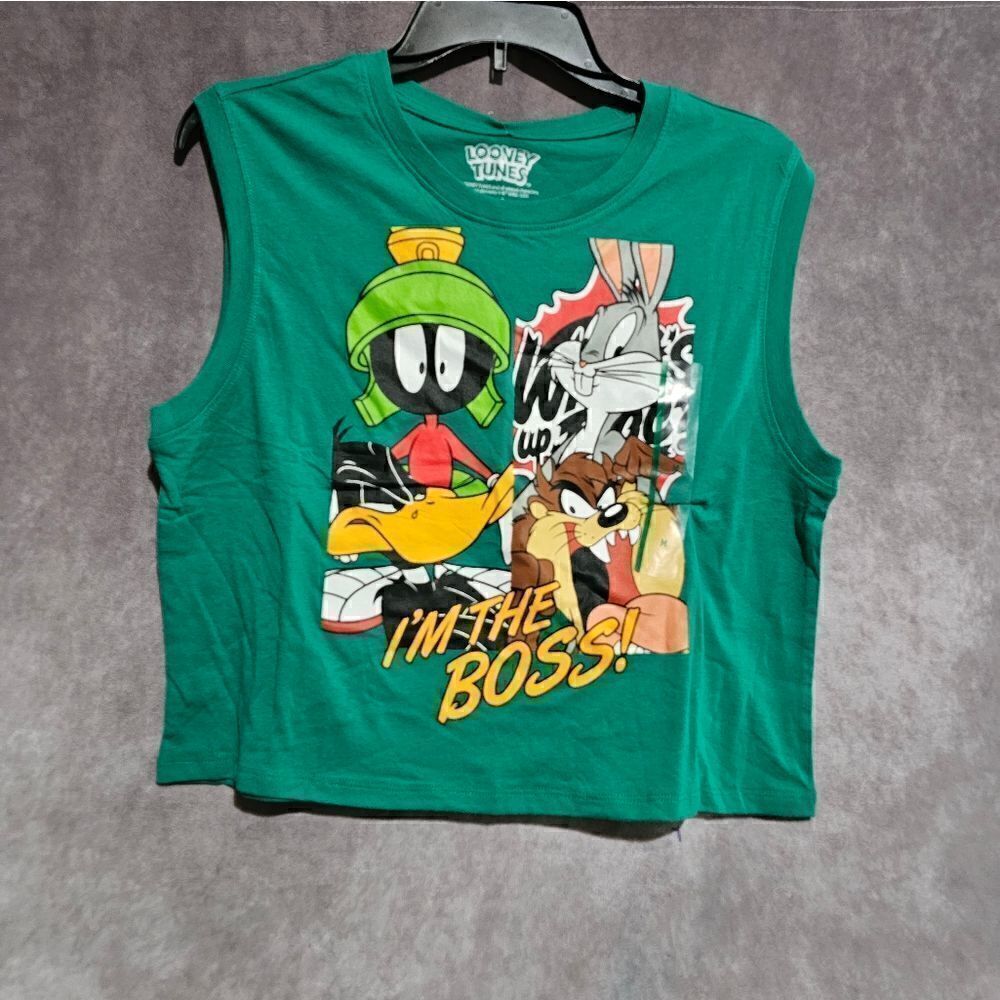 Women's LOONEY TUNES I'm The Boss Graphic Tank Top Large